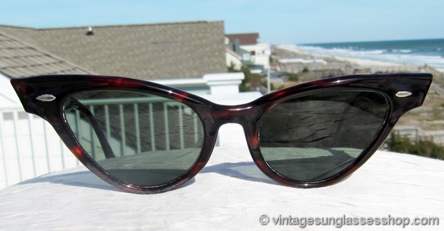 ray ban tortoise shell cat eye sunglasses