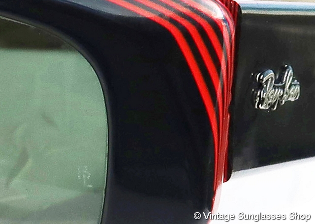 Ray-Ban W0587 Dekko Red and Black Ebony Sunglasses display picture 1