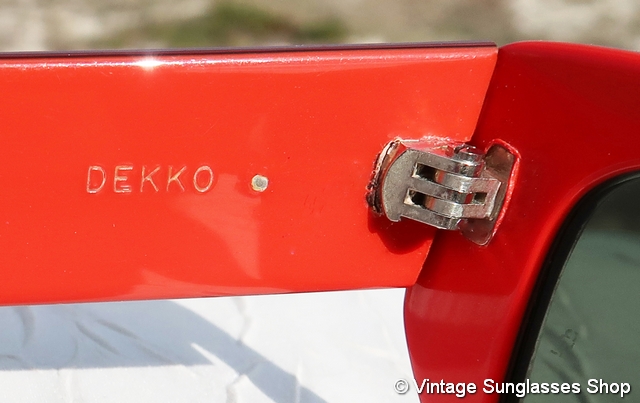 Ray-Ban W0587 Dekko Red and Black Ebony Sunglasses display picture 1