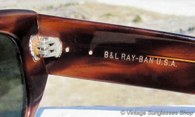 VINTAGE RAY BAN  W0586 Wayfarer Dekko tortoise shell sunglasses Rare Vintage Low Production Ray Ban Wayfarer Dekko Tortoise  main image 2