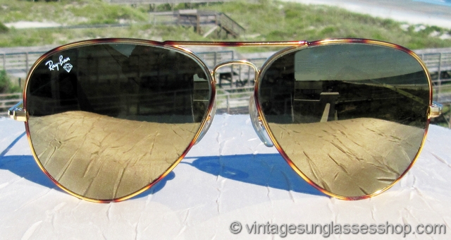 Ray-Ban Diamond Hard Tortuga Aviator 