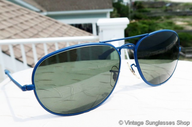 Ray-Ban Explorer Blue Flying Colors Sunglasses display picture 1