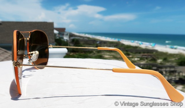 ray ban orange frame