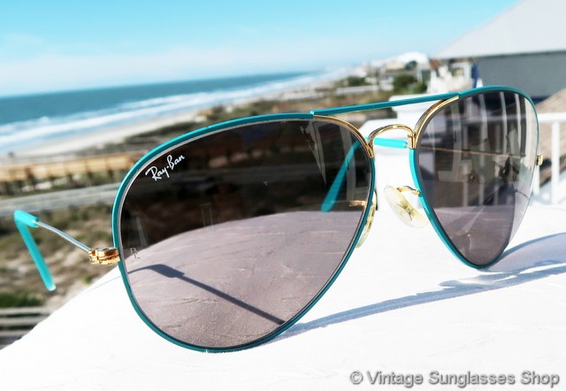 Ray-Ban Flying Colors Turquoise Changeables Sunglasses