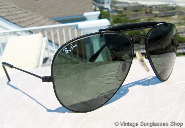Ray-Ban W0228 Black Chrome Outdoorsman G-15 Sunglasses