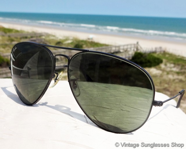 Ray-Ban L2821 and L2823 Classic Metals Black Aviator Sunglasses