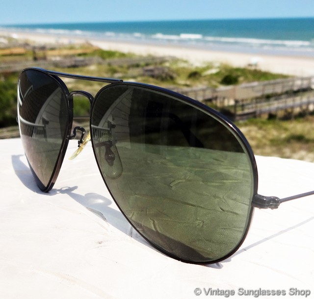 Ray-Ban L2821 and L2823 Classic Metals Black Aviator Sunglasses