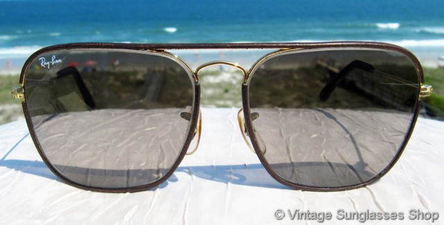 ray ban caravan leather