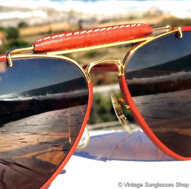 RAY BAN Vintage 2009 3407 58 Outdoorsman Remix Sunglasses Sole Red Bridge Rare RB3407 003/69 | Sunglasses Ray-Ban Outdoorsman II Rainbow  main image 3