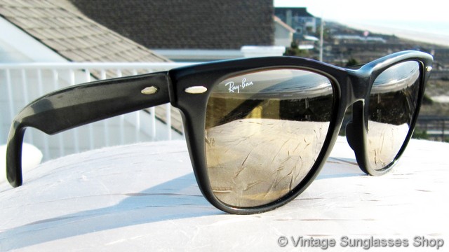 ray ban mirrored wayfarer sunglasses