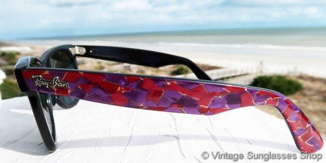 ray ban purple wayfarer