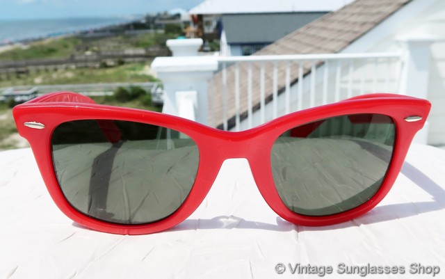 Ray-Ban Red Wayfarer and Wayfarer II Sunglasses