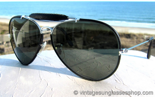 Ray-Ban Leathers Silver General Sunglasses