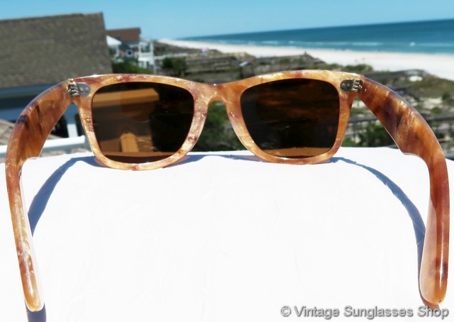 Vintage Ray-Ban B&L 5022 Rare Blonde Frost Sunglasses Ray Ban B&L Vintage Sunglasses NOS - Mod. Wayfarer - Limited  main image 3