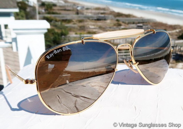 ray ban general 50 gold