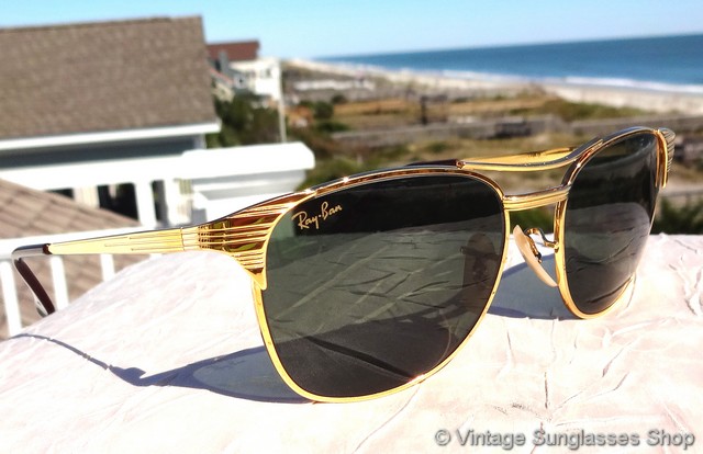 ray ban signet gold vintage