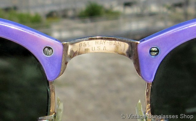 Ray ban Sunglasses Clubmaster Unisex Purple NEW CLUBMASTER KIDS Sunglasses in Opal Violet On Silver and  main image 4