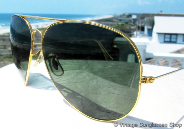 ray ban 64mm aviator