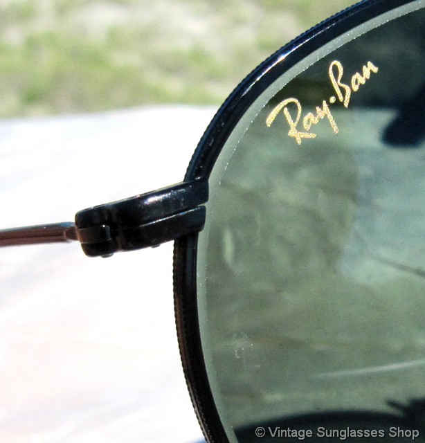 Ray-Ban W0604 Round Metal Black Chrome Sunglasses