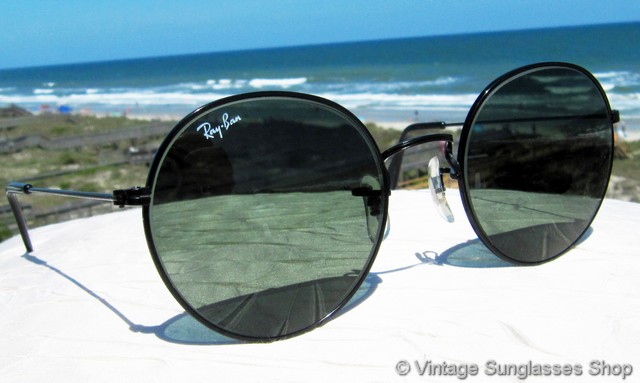 vintage round sunglasses ray ban