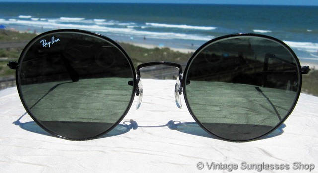 Selling my Authentic Round Ray Ban sunglasses Ray-Ban - Round Metal Classic (Small) – Good See Co main image 3