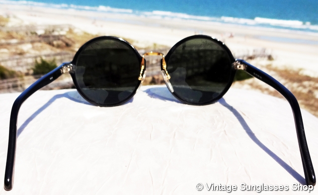 Ray-Bans Authentic W0924 Round Framed Sunglasses Ray-Ban Stunning Beyond W0924 Round Black G-15 Lenses NOS  main image 3