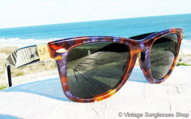 Ray-Ban W1213 Wayfarer Limited Edition Purple Tortoise Sunglasses