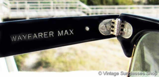 Ray-Ban W1269 Black Wayfarer Max Sunglasses display picture 1