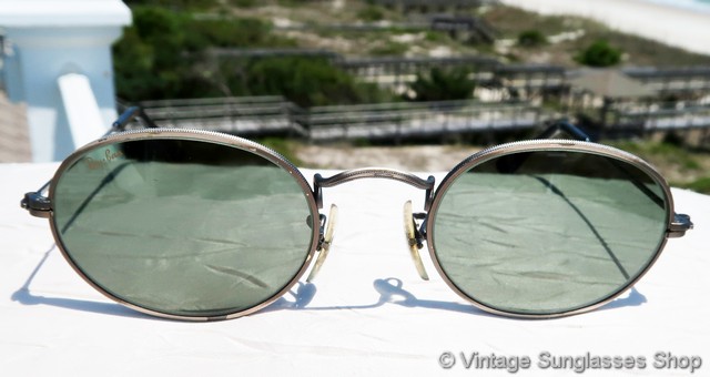Ray-Ban W1283 Antique Collection Style 1 Sunglasses display picture 3