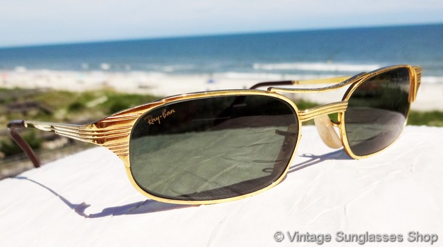 ray ban signet gold vintage