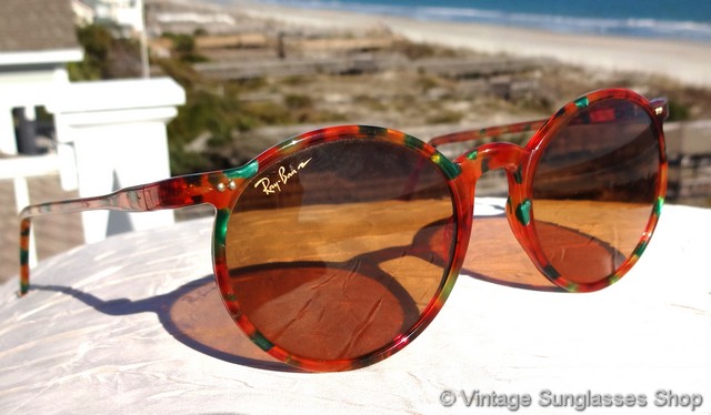 Ray-Ban W1728 Asbury Le Mans Round Chromax Sunglasses display picture 2