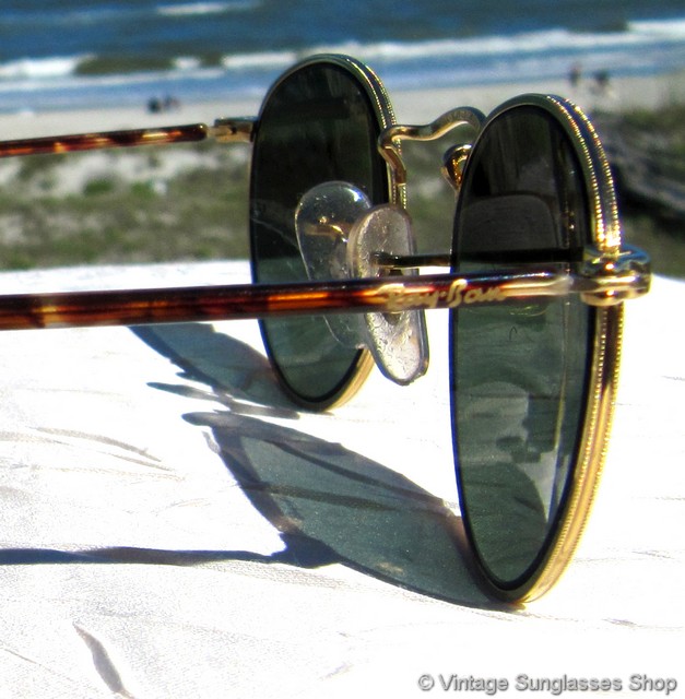 Ray-Ban W1857 XSAR B&L USA Vintage Sunglasses BL G15 Rare Gold Frame Collectors Ray-Ban W1857 Arista Classic Collection Sunglasses main image 3