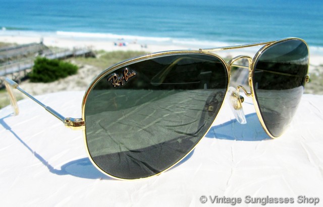 Ray-Ban W1904 Precious Metals Masterpiece Aviator Sunglasses