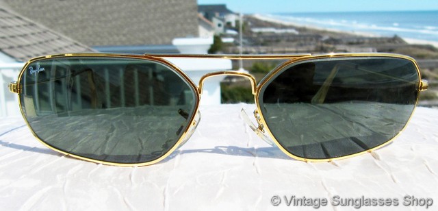 Ray-Ban W1959 Fugitives Modified Aviator Sunglasses