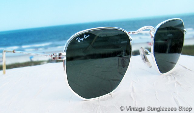 ray ban silver frames