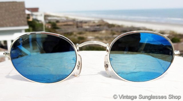 Ray-Ban W2263 Classic Collection Style 1 Blue Mirror   display picture 1