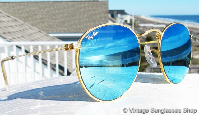 Vintage Ray-Ban powder blue unique sunglasses Ray Ban B&L Vintage Sunglasses Made in the USA 90 main image 3