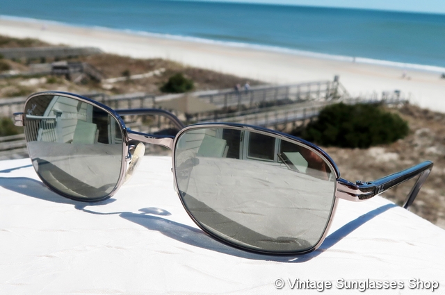 Ray-Ban Bausch + Lomb sunglasses W2320 vintage Silver metallic/plastic mens Ray-Ban W2320 Sidestreet G-31 Mirrored Sunglasses main image 3