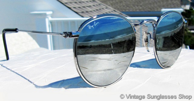 ray ban silver mirror