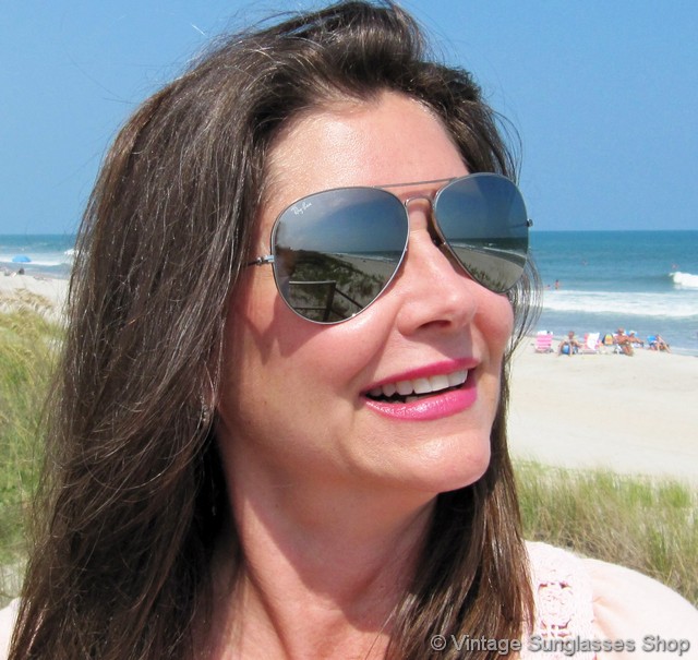 ray ban silver mirrored aviators