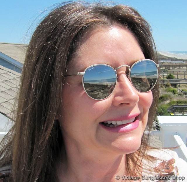 ray ban silver mirror