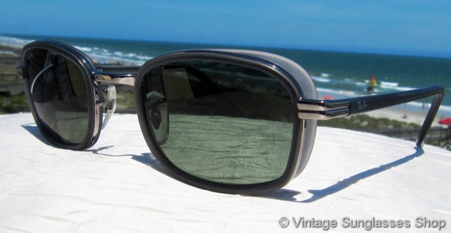 Vintage Ray-Ban B&L W2811 Sidestreet square sunglasses with Case y2k 90s cyber Ray-Ban W2811 Sidestreet Combo Square Sunglasses main image 2