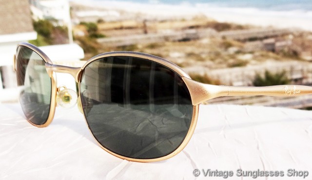 定価2.2万B&L RayBan HIGH STREETメタル フレームG15強化ガラス レンズ バネ蝶番metalサングラスOVALボシュロムusaシルバ銀W2843メンズG-15 Ray-Ban レイバン ヴィンテージ B\u0026L社 USA製 METAL Ⅱ ボシュロム BL 革巻 サングラス ブラウン系中古