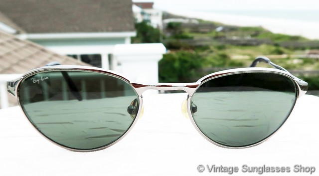 Ray-Ban W2843 Highstreet Tea Cup Slim Oval Metal Sunglasses Ray-Ban W2843 Highstreet Tea Cup Sunglasses main image 3