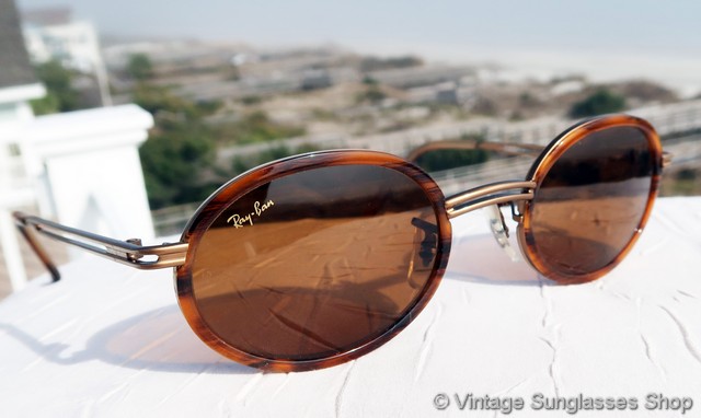 Vintage Ray Ban Rituals Sunglasses Bausch  B&L W 3068 Brown Metallic Chipped Len RAYBAN USA Rituals / Ray Ban Bausch Lomb Rituals W2792 Black  main image 2