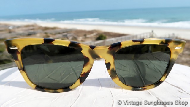 Ray-Ban W0887 Wayfarer Limited Yellow Tortoise Sunglasses