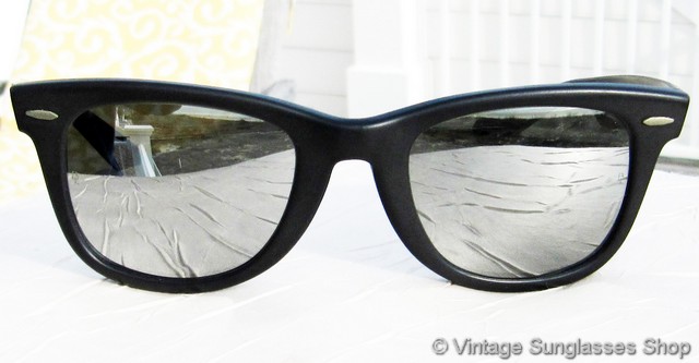 Black mirror wayfarer sunglasses Clearance