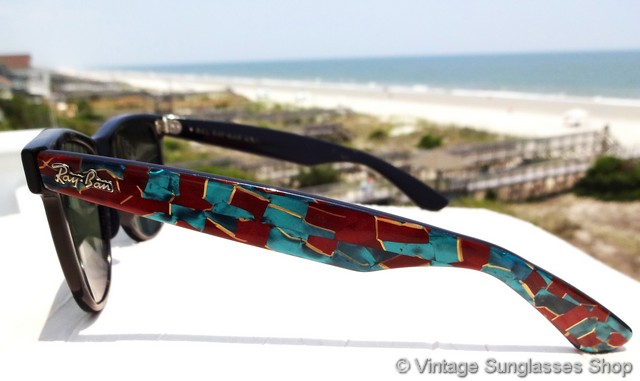 Ray-Ban W1088 Wayfarer Street Neat Turquoise Mosaic  display picture 1