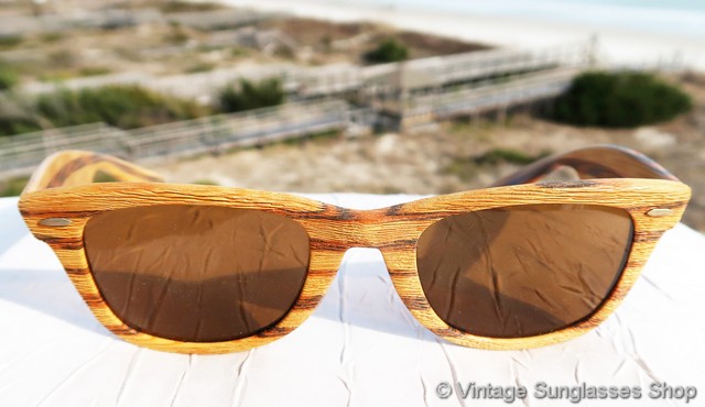 Ray-Ban L1582 Wayfarer Woodies Driftwood B-15   display picture 1