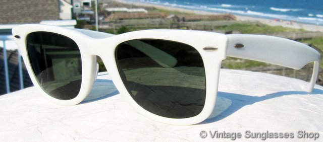 ray ban white frame